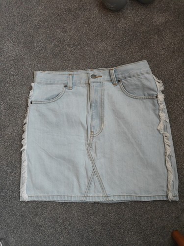 Denim skirt lightwash size - lightwash,