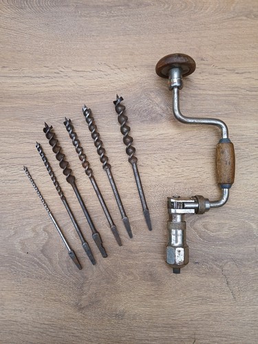 Vintage compact brace and bit - and,