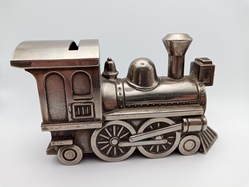 Metal vintage steam train - metal,