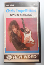 Chris Impellitteri  Speed Soloing VHS PAL guitar playing tuition video 1989