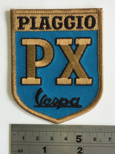 Vespa blue patch - vespa,