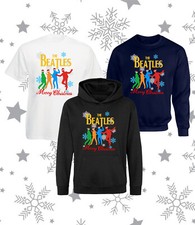 Christmas The Beatles T-Shirt Hoodie Jumper, Merry Christmas Beatles Music Top
