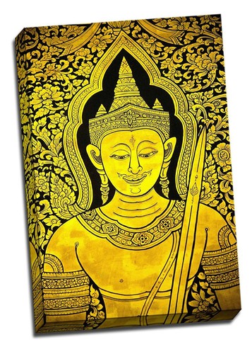 Buddha mural ramayana - of, in