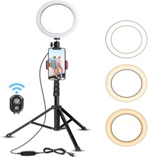 Live Streaming Rack Ring Light