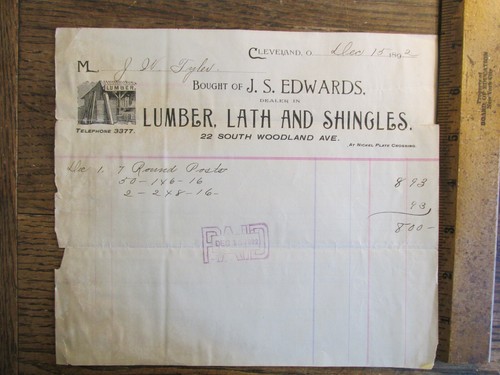 Antique ephemera document - antique,
