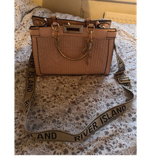 River Island Pink Quilted Faux