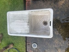 Belfast Ceramic Pot Sink Great Garden Planter Carrots ? Potatoes ? Flowers ? 