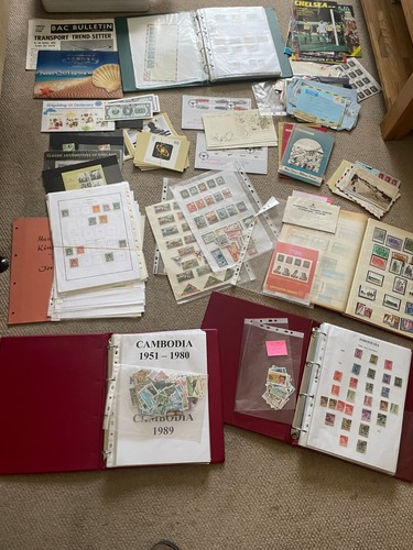 7kg box world stamps - 7kg,