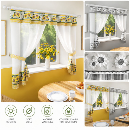New kitchen curtain - new,