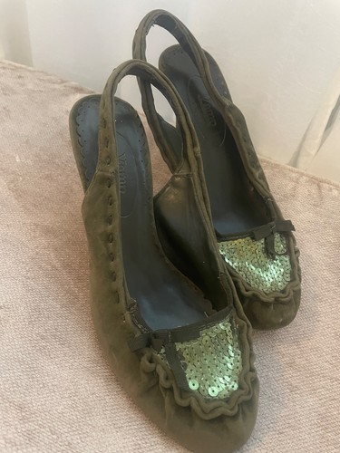 Women vamp slip heel shoes - women, on