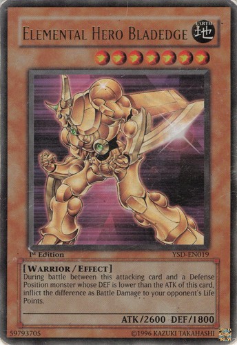 Yugioh elemental hero bladedge - hero,