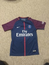 Neymar Jr#10 Paris Saint Germain Nike 2017/18 Home Jersey Children Shirt Size M