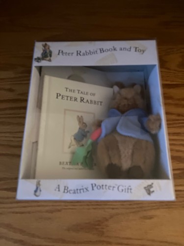 Peter rabbit book and plush - peter,