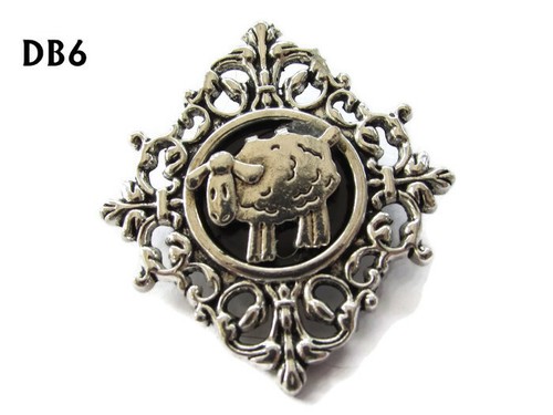 Steampunk brooch badge pin - steampunk,