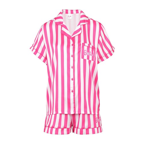 Barbie womens satin pyjamas - satin,