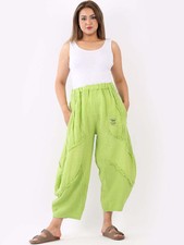Women Linen Elastic Waist
