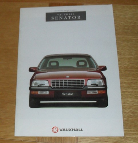 Vauxhall senator brochure - vauxhall,