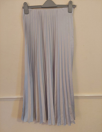 Zara women grey pleated - zara,