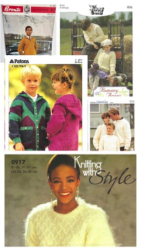 Vintage winter knitting - vintage,