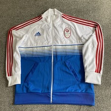Team GB Track Jacket Mens XL Adidas Great Britain Training Olympics London 2012