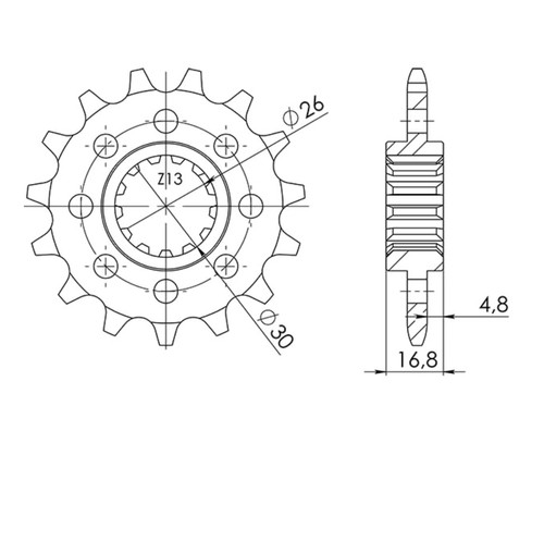 520 tooth step - 520,