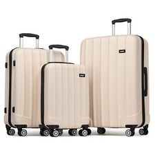 20/24/28Inch Hard Shell ABS Suitcase Set 4 Wheels Cabin Hand Luggage Travel Case