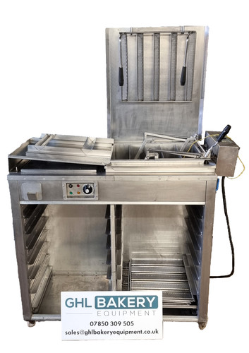 Dca donut fryer - half, tray
