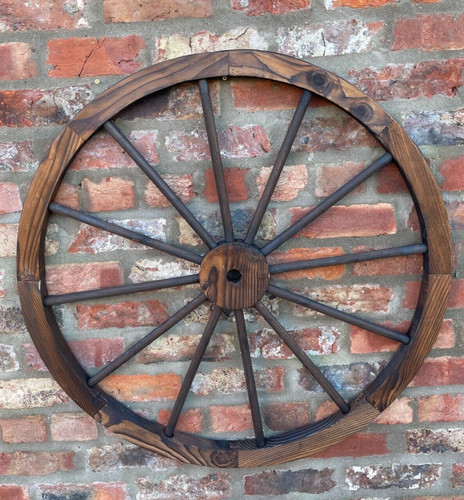 Garden wooden wagon - wooden, wheel