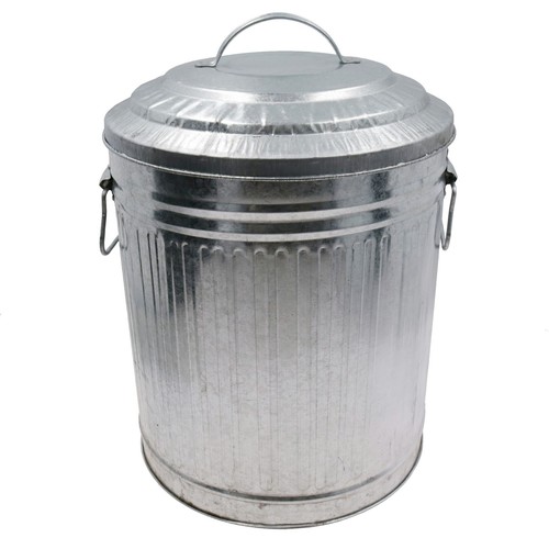 15l galvanised midi bin - galvanised,