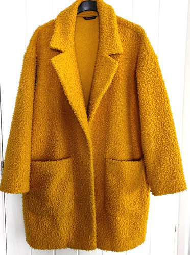 Mustard yellow boucle - mustard,