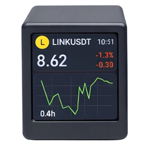 Real time crypto price display - crypto,