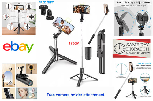 170cm bluetooth selfie tripod - 170cm,