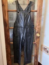 Genuine Leather Dungarees by