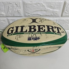 London Irish Signed Rugby Ball Gilbert Official Replica Premiership Squad...