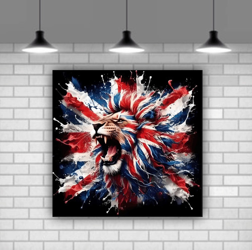 Lion great britain flag paint - great,