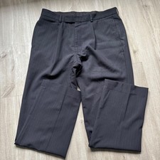 Men’s NEXT Black Pinstripe