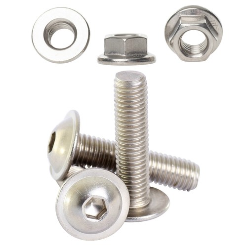 M8 flanged button - m5, m6