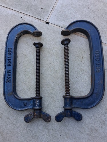 Record 8 g clamps - record,