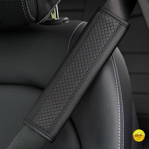 Leather car seat belt - car, cover