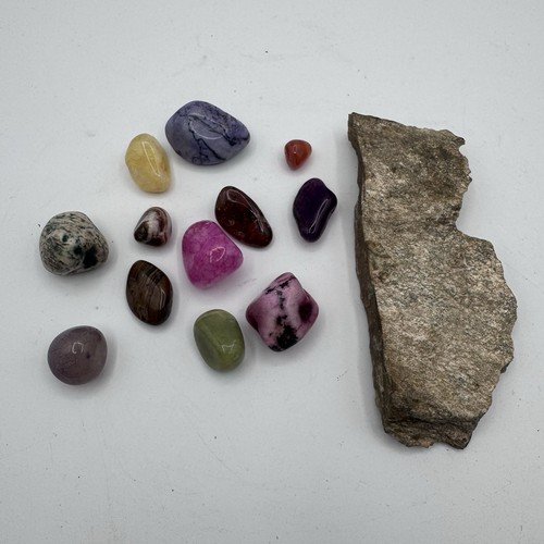 Mixed tumbled gemstone crystal - mixed,
