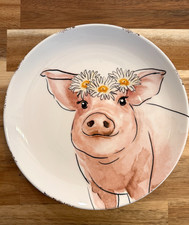Ceramic Salad/ Dessert Pig