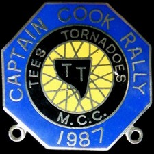 1987 Captain Cook Rally pin
