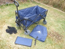 Folding cart MOUNTALL to transport your camping fishing garden gear etc