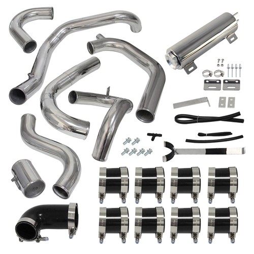 Intercooler piping kit black - kit,