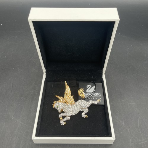 Swarovski pegasus gold tone - pegasus,
