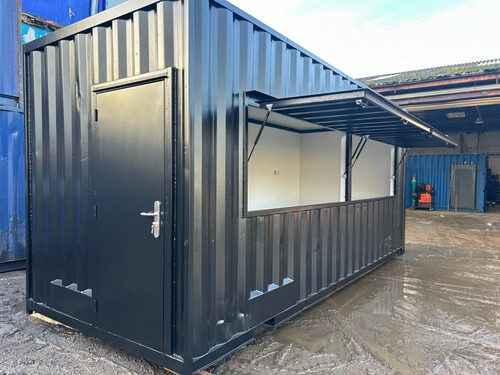 20ft 8ft kiosk shipping - kiosk,