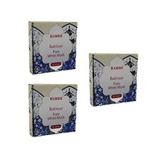 HAMIDI BAKHOOR Pure White Musk Incense Pack of Three 40gm