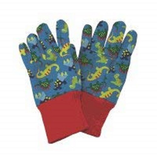 Kids dinosaur gardening - dinosaur, gloves