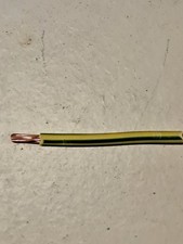 Earth Green Yellow 6mm Single Core 6491X Cable Wire Wiring Bonding Earthing CPC