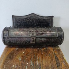 Antique Victorian mid to late 19th century toleware candle box extremely rare!!!